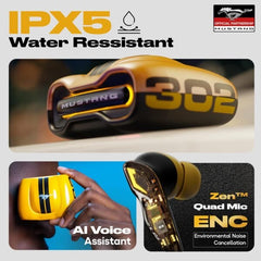 Gobolt x Mustang Torq Wireless in Ear Earbuds with 60H Playtime