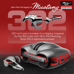 Gobolt x Mustang Torq Wireless in Ear Earbuds with 60H Playtime (SILVER)